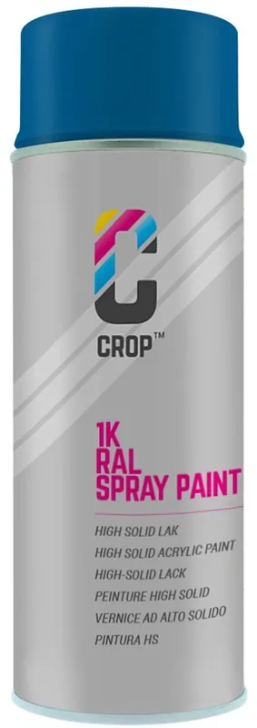 Favoriet CROP RAL 5017 Hoogglans Verkeersblauw spuitbus 400ml
